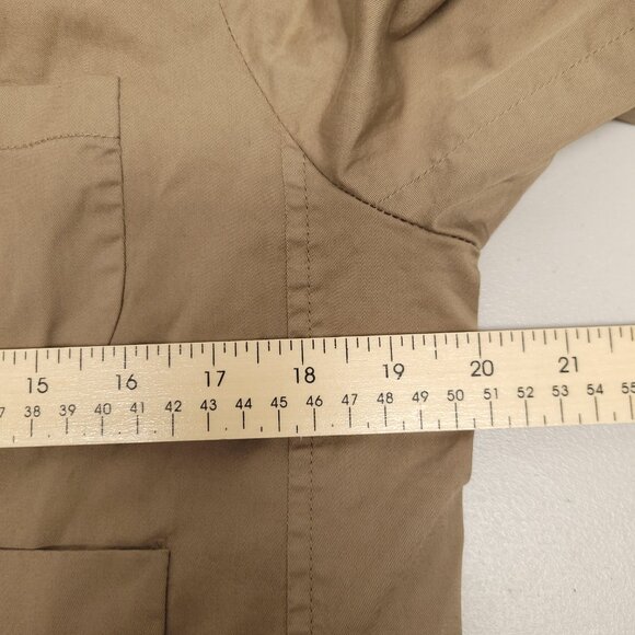 NWT J.Crew Womens Ruffle Chino Jacket Lined - Picture 5 of 11